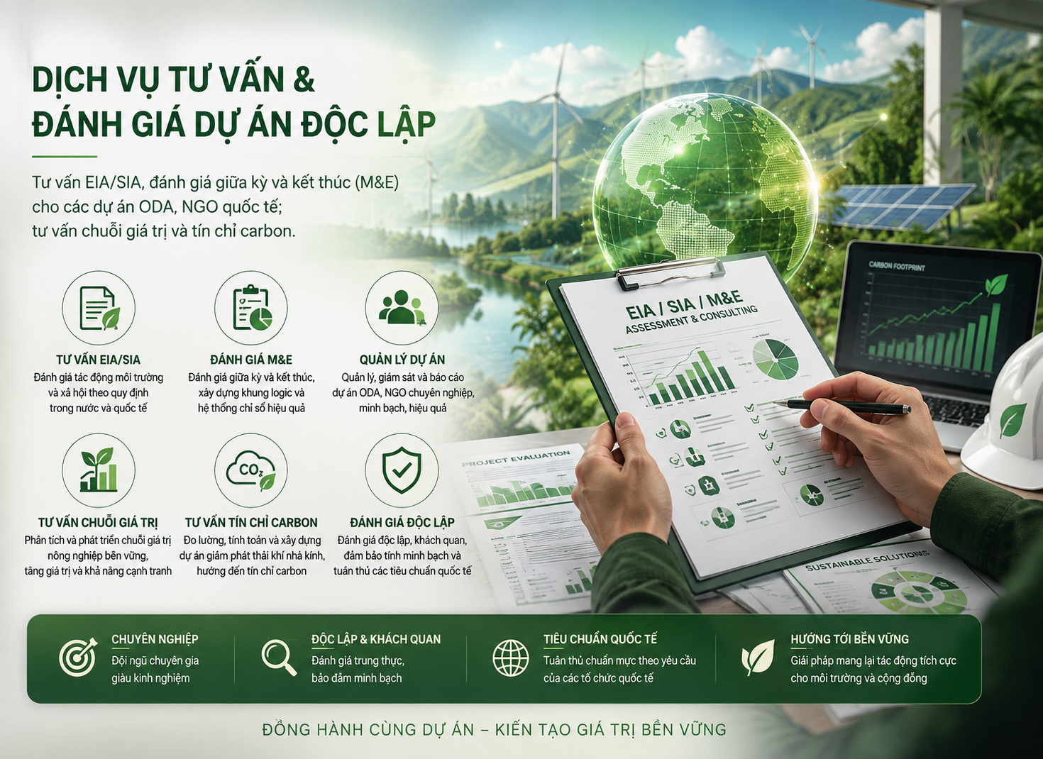 Dịch vụ Tư vấn & Đánh giá Dự án Độc lập