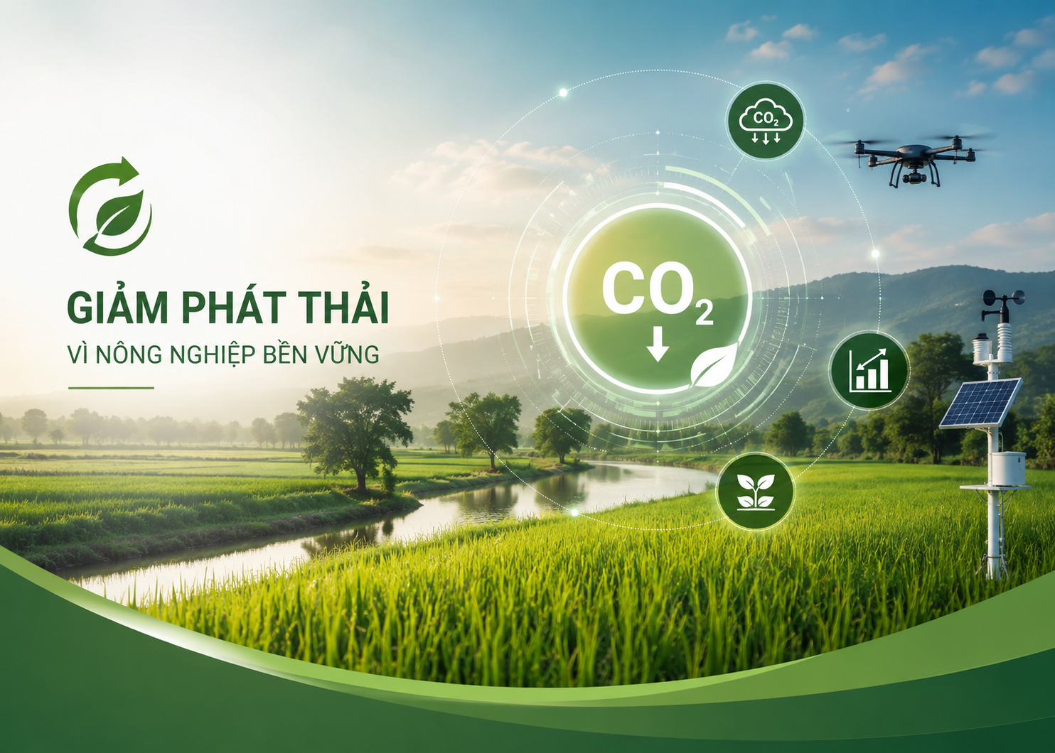 Mô hình canh tác lúa giảm phát thải tại Đồng bằng sông Cửu Long